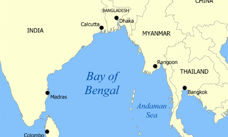 India in the Bay of Bengal