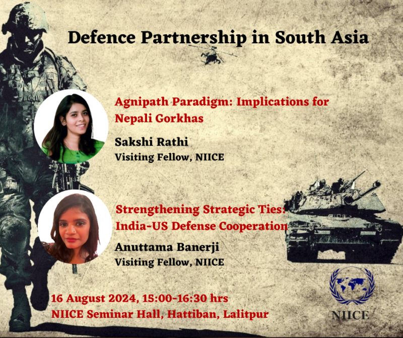 Defence Partnership in South Asia - NIICE NEPAL