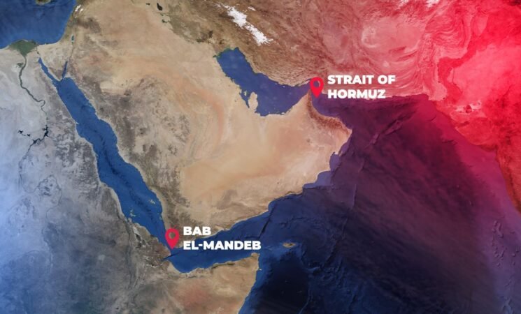 Twin Chokepoints in Crisis: Bab el-Mandeb, the Strait of Hormuz, and the Global Maritime Impact of the Iran War